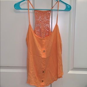 Orange Tank Blouse